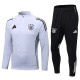 2025 Germany White Half Pull Tracksuit
