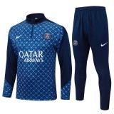 2025/26 PSG Blue Half Pull Tracksuit