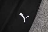 2025/26 Man City Black Half Pull Tracksuit