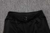 2025/26 Man City Black Half Pull Tracksuit