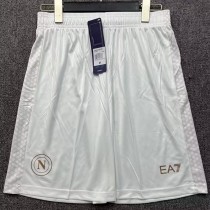 2025/26 Napoli Away White Fans Soccer Shorts