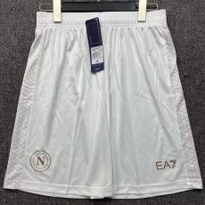 2025/26 Napoli Away White Fans Soccer Shorts