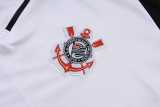 2025/26 Corinthians White Half Pull Tracksuit