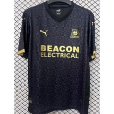 2025/26 Plymouth Argyle FC Away Black Fans Soccer jersey