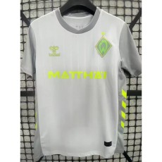 2025/26 SV Werder Bremen Away White Fans Soccer jersey