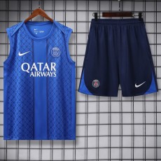 2025/26 PSG Blue Training Shorts Suit