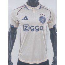 [PLAYER] 2025/26 Ajax 3RD White Player Soccer jersey