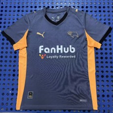 2025/26 Derby County Away Dark Blue Fans Soccer jersey