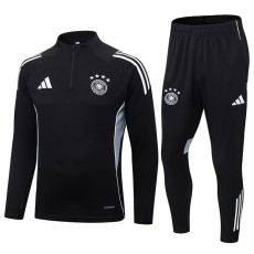 2025 Germany Black Half Pull Tracksuit