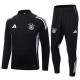 2025 Germany Black Half Pull Tracksuit