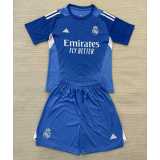 2025/26 R MAD GKL Blue Fans Kids Soccer jersey