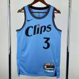 2024/25 CLIPPERS PAUL #3 Blue NBA Jerseys