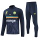 2025 Cameroon Dark Blue Half Pull Tracksuit
