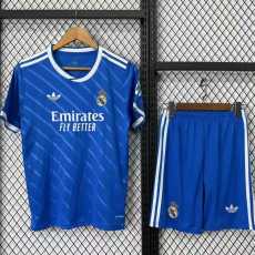 2025/26 R MAD 3RD Dark Blue Fans Kids Soccer jersey