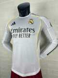[PLAYER] 2025/26 R MAD Home Player Long Sleeve Soccer jersey