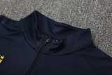 2025 Cameroon Dark Blue Half Pull Tracksuit