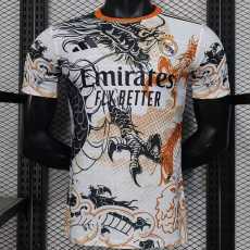 [PLAYER] 2025/26 R MAD Special Edition White Black Dragon Claw Player Soccer jersey
