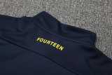 2025 Cameroon Dark Blue Half Pull Tracksuit