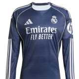 2025/26 R MAD Away Dark Blue Fans Long Sleeve Soccer jersey