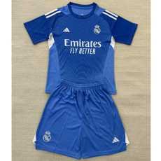 2025/26 R MAD GKL Blue Fans Kids Soccer jersey