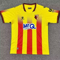 2025/26 Watford Home Yellow Fans Soccer jersey