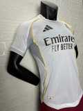 [PLAYER] 2025/26 R MAD Home White Player Soccer jersey