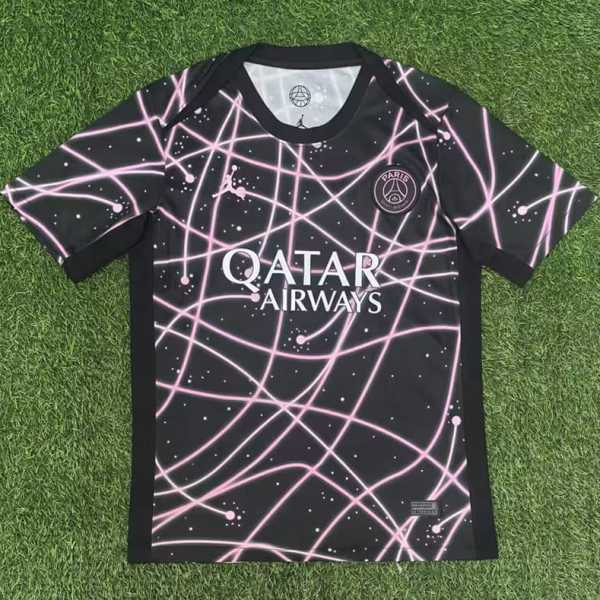 2025/26 PSG Pink Black Training Shirts