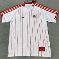 2025/26 Benfica White Casual Cotton T-shirt