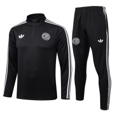 2025 Germany Black Half Pull Tracksuit