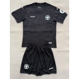 2025/26 Wolves GKB Black Fans Kids Soccer jersey