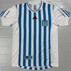 1999/00 Racing Club Home Blue Retro Soccer jersey