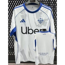 2025/26 Como 1907 Away White Fans Soccer jersey