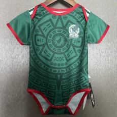 2026 Mexico Home Green Baby Jersey