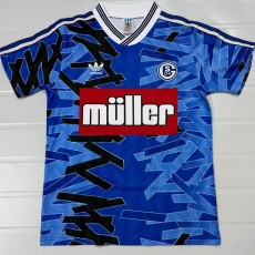 1993/94 FC Schalke 04 Home Blue Retro Soccer jersey