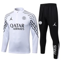 2025/26 PSG White Half Pull Tracksuit