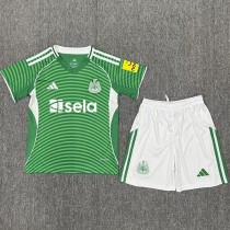 2025/26 Newcastle Away Green Fans Kids Soccer jersey