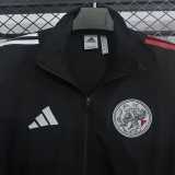 2025/26 Ajax Black Windbreaker