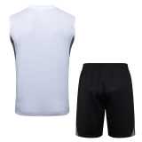 2025 Germany White Training Shorts Suit