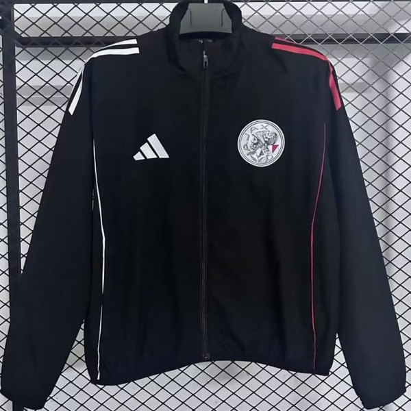 2025/26 Ajax Black Windbreaker