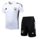 2025 Germany White Training Shorts Suit