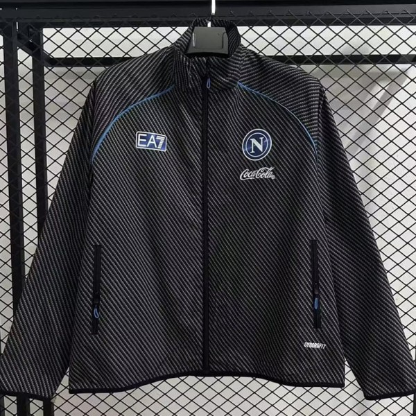 2025/26 Napoli Black Windbreaker
