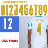 2025/26 Marseille 3RD Blue Fans Soccer jersey