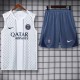 2025/26 PSG White Training Shorts Suit