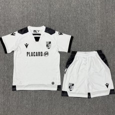 2025/26 Vitoria de Guimaraes Home White Fans Kids Soccer jersey