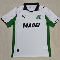 2025/26 US Sassuolo Calcio Away White Fans Soccer jersey