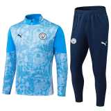 2025/26 Man City Azure Half Pull Tracksuit