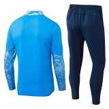 2025/26 Man City Azure Half Pull Tracksuit