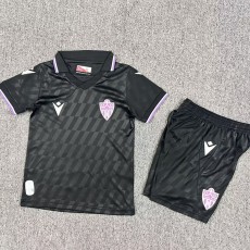 2025/26 UD Almeria 3RD Black Fans Kids Soccer jersey