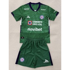 2025/26 Cruz Azul GKG Green Fans Kids Soccer jersey