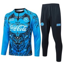 2025/26 Napoli Blue Half Pull Tracksuit